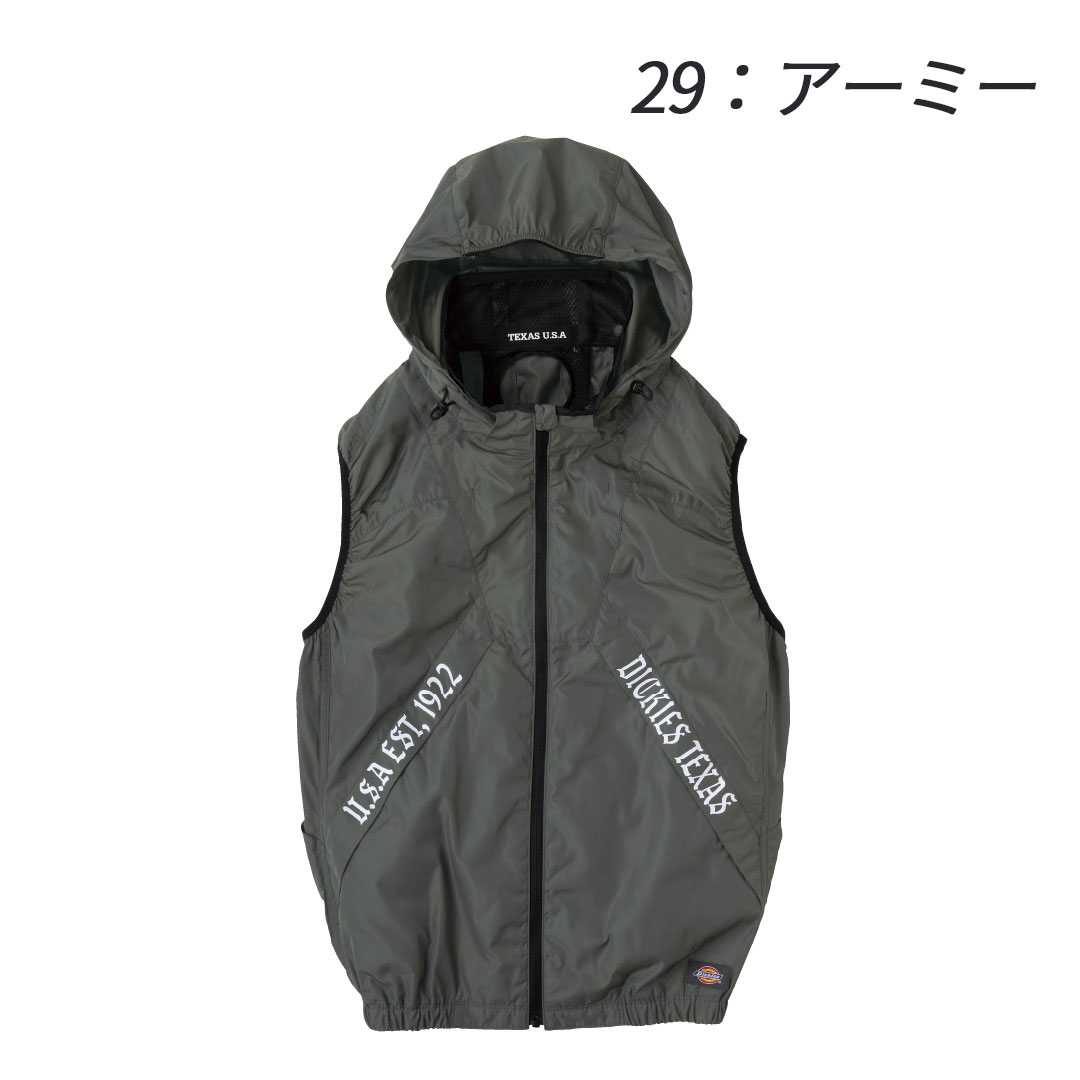 D339 ベスト (ウェアのみ) ディッキーズ Dickies ボルトクール ペルチェ対応モデル 作業服 作業着 2025SS