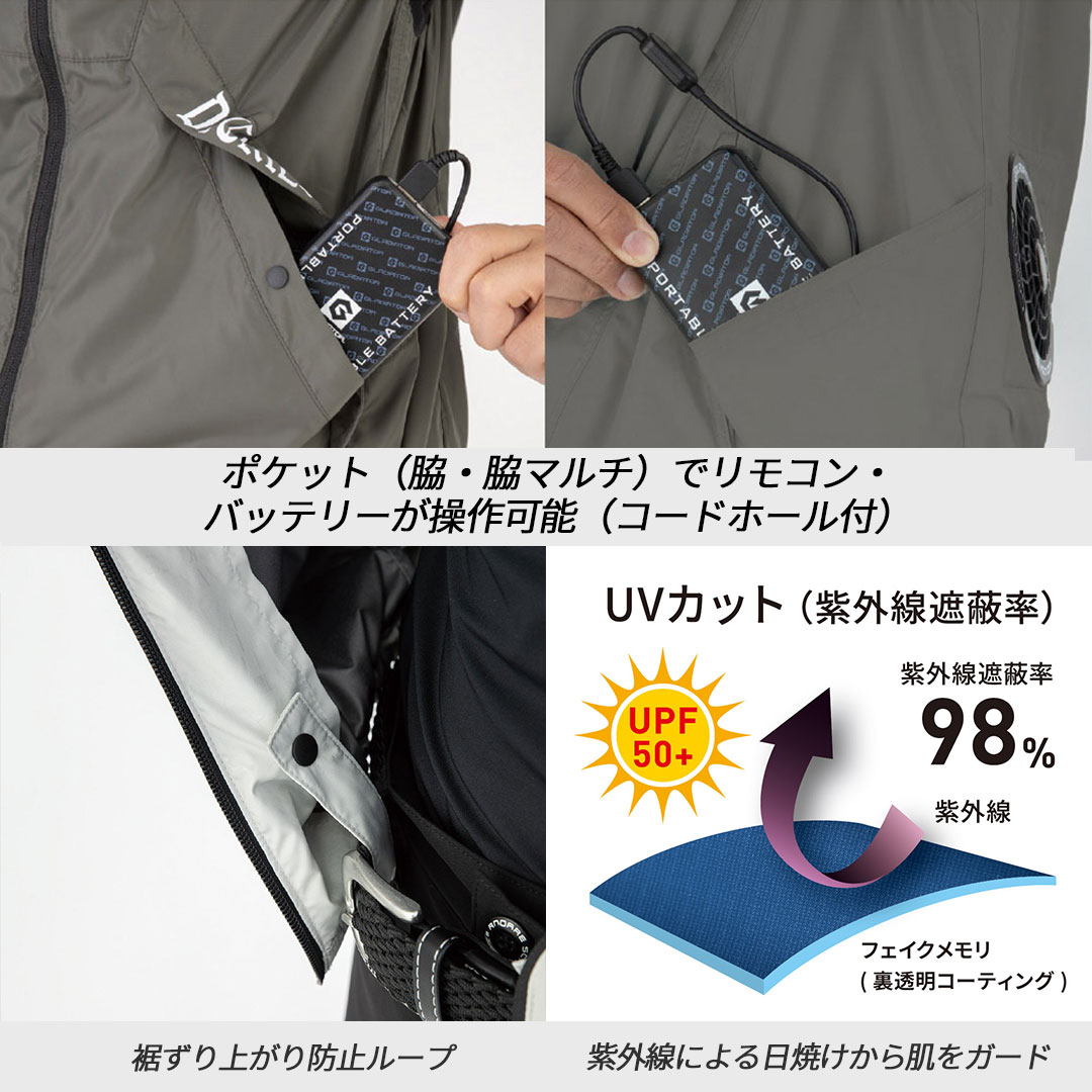 D339 ベスト (ウェアのみ) ディッキーズ Dickies ボルトクール ペルチェ対応モデル 作業服 作業着 2025SS