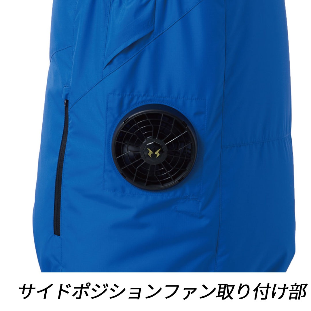 KF92421 長袖 ブルゾン (ウェアのみ) 空調風神服 冷却服 空調 服 熱中症対策 EFウェア エコ 制電 帯電防止 2026SS 作業服 作業着
