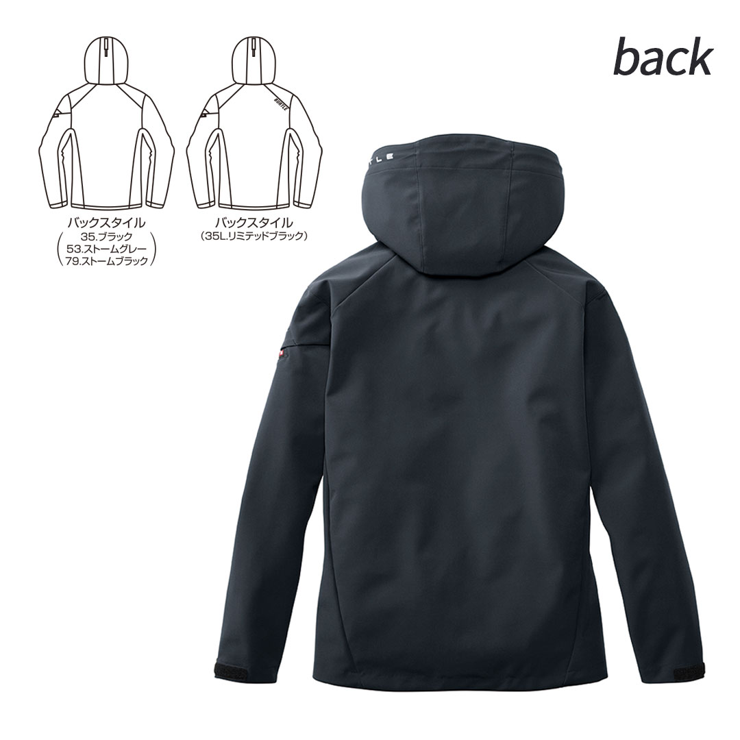 BURTLE バートル<br>3190 防風ジャケット<br>メンズ レディース 耐水圧10000  作業服 作業着
