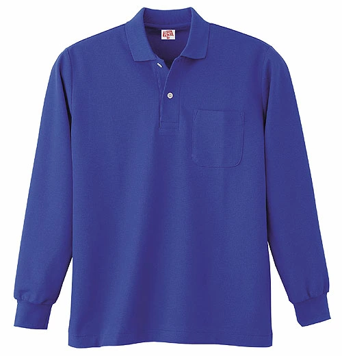 200 ヘビーウェイト長袖ポロシャツ ポケット付 | Tシャツ・ポロシャツ