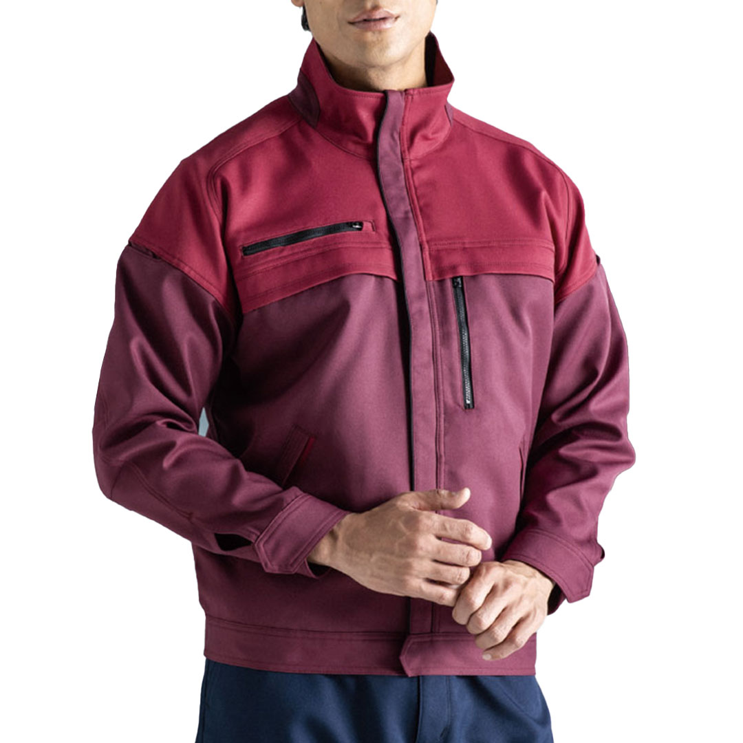 MB25100 長袖 ブルゾン ストレッチ 裏綿 帯電防止 制電 JIS T8118 エコ メンズ レディース 秋冬 コーコス信岡 モンバレーノ 作業服 作業着 ジャンパー ジャケット 2025AW