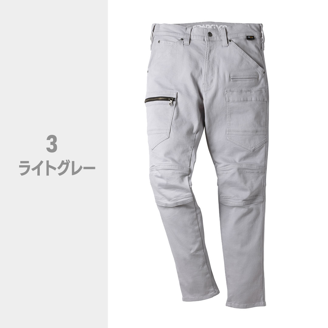 GCA613 カーゴ パンツ グランシスコ メンズ レディース 春 夏 秋 冬 ノータック ストレッチ 耐摩耗 作業服 作業着 ズボン モード VARY GRANCISCO