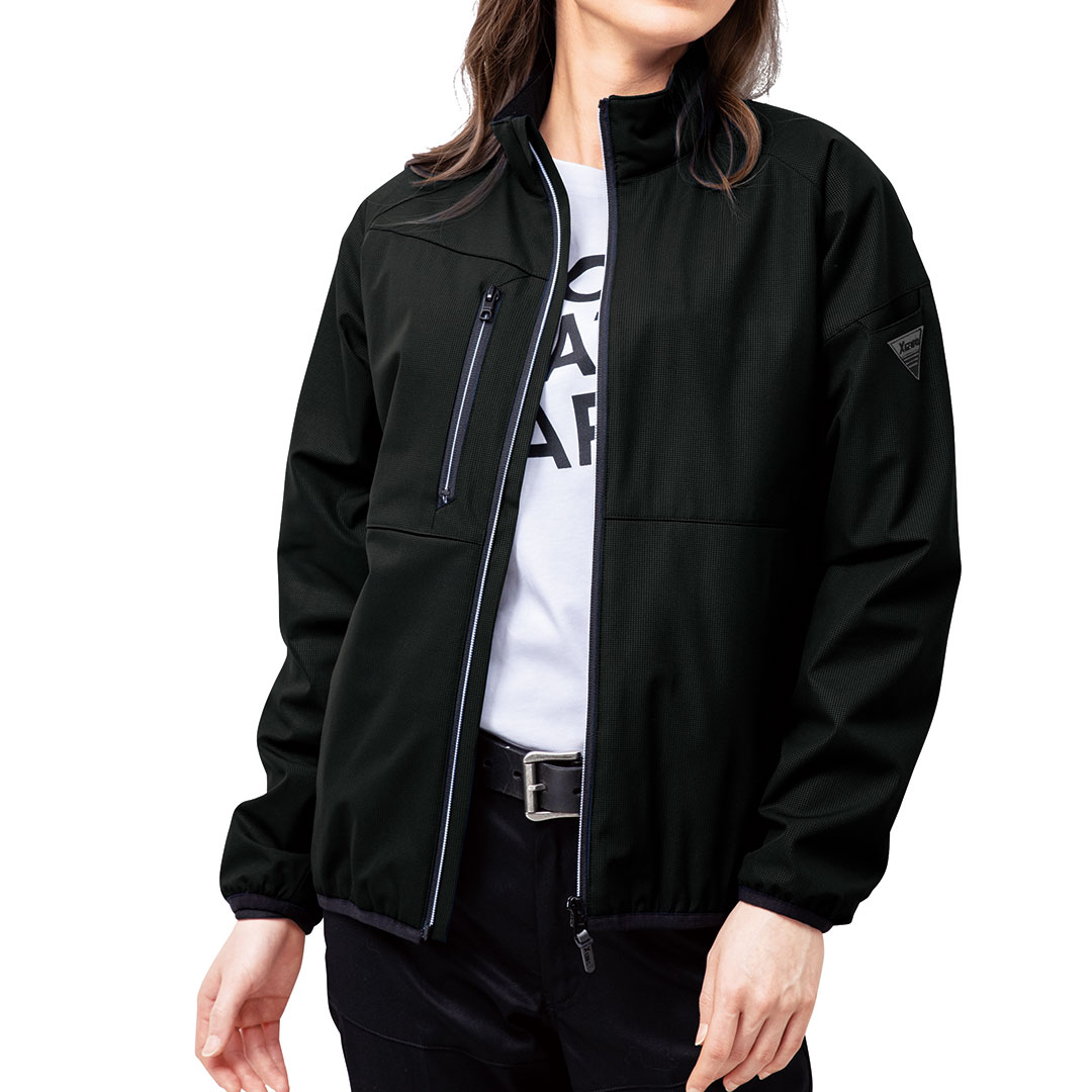 145 軽防寒 ブルゾン ストレッチ 帯電防止 制電 JIS T8118 エコ SDGs 防水 撥水 透湿 保温 中綿 軽量 メンズ レディース 秋冬 ジーベック 作業服 作業着 ジャンパー ジャケット 2025AW