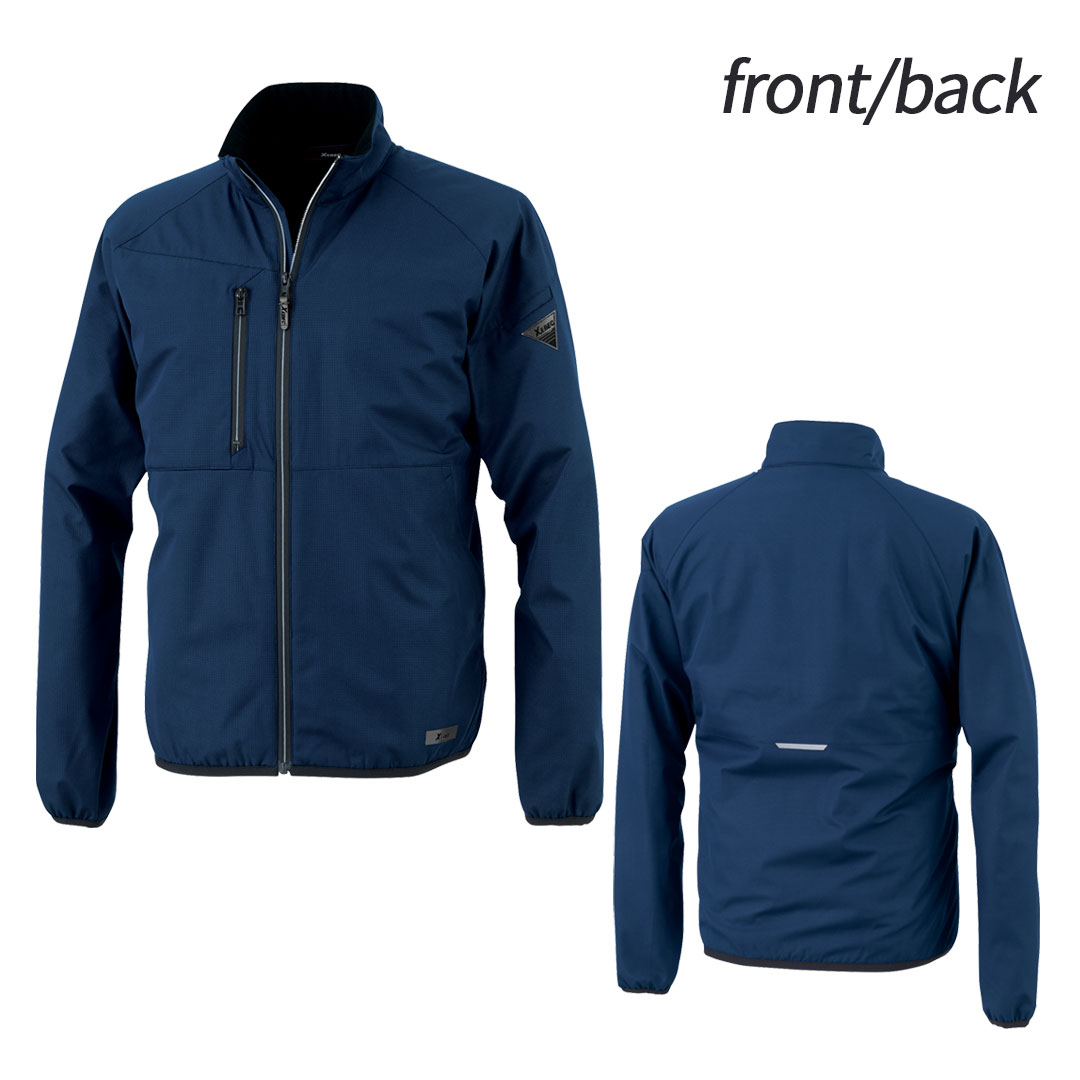 145 軽防寒 ブルゾン ストレッチ 帯電防止 制電 JIS T8118 エコ SDGs 防水 撥水 透湿 保温 中綿 軽量 メンズ レディース 秋冬 ジーベック 作業服 作業着 ジャンパー ジャケット 2025AW