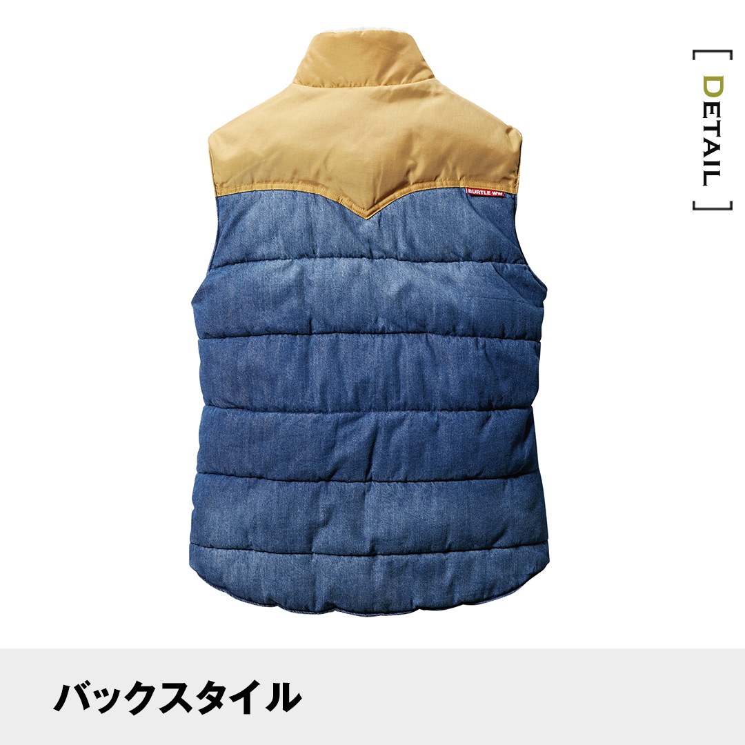 BURTLE バートル 5004 防寒 ベスト 襟ボア 肩コーデュラ補強 メンズ レディース 秋冬 作業服 作業着 THERMO CRAFT サーモクラフト【20220216p10】