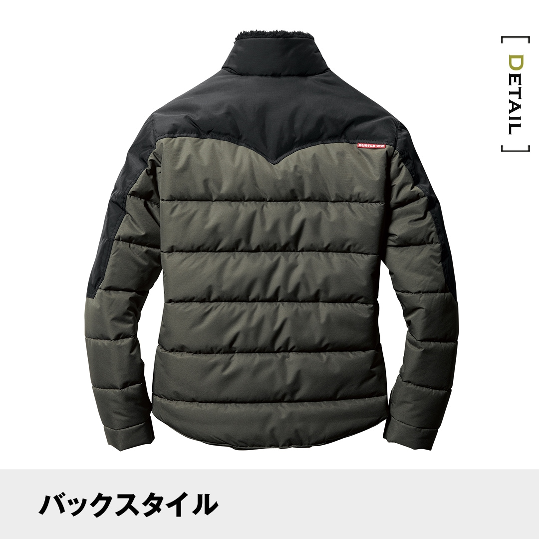 BURTLE バートル 5020 防寒 ジャケット 襟ボア コーデュラ メンズ