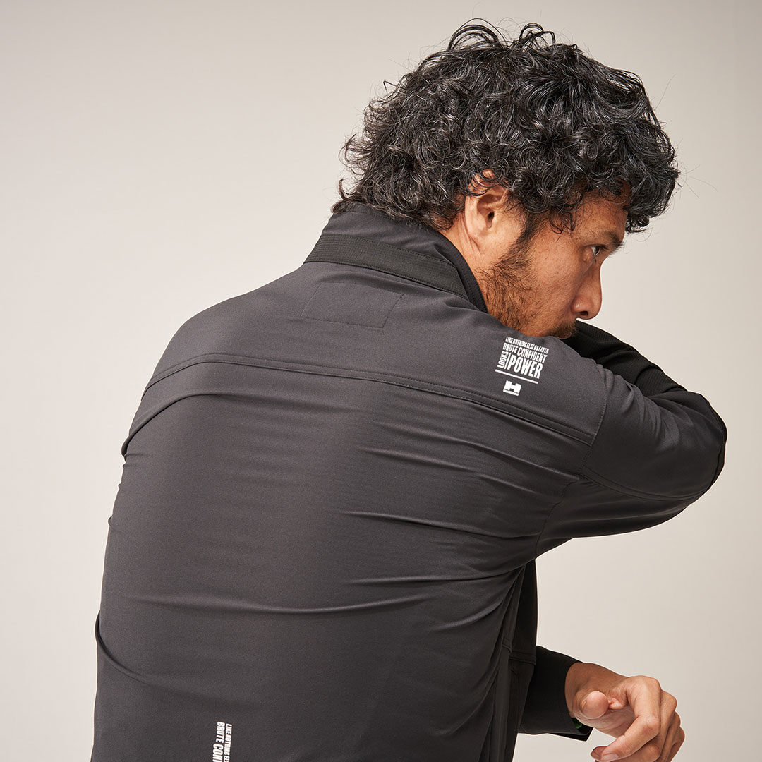 HUMMER ハマー 37054 長袖 ジャケット 吸汗速乾 保温 ストレッチ 軽量 UVカット メンズ 春秋冬 作業服 作業着 レヴスキンズ