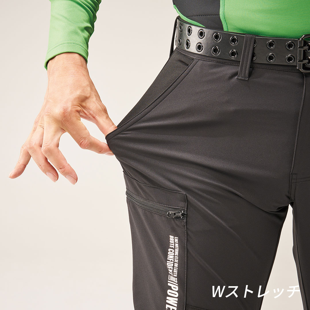 HUMMER ハマー 37071 ジョガーパンツ 吸汗速乾 保温 ストレッチ 軽量 UVカット メンズ 春秋冬 作業服 作業着 カーゴパンツ レヴスキンズ