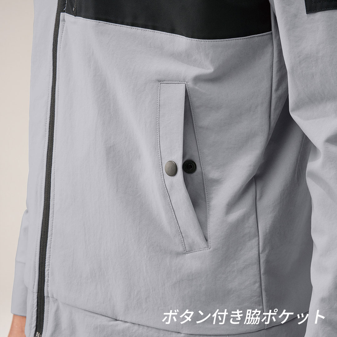 HUMMER ハマー 27054 パーカー ジャケット 吸汗速乾 保温 ストレッチ 軽量 メンズ 春秋冬 作業服 作業着 フーディー レヴスキンズ