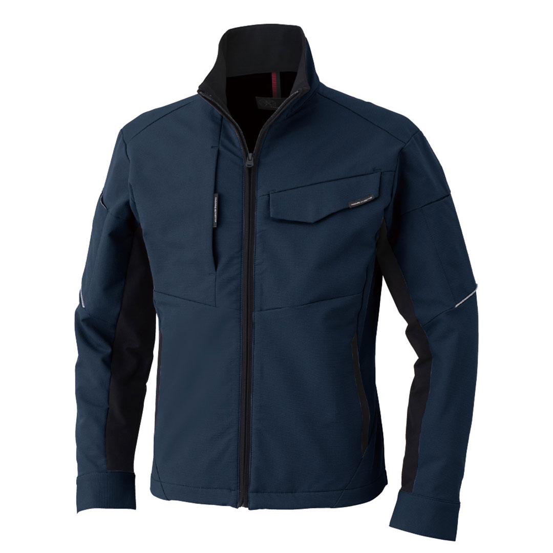 A7160 長袖 ブルゾン ストレッチ 帯電防止 制電 JIS T8118 反射 メンズ レディース 秋冬 コーコス信岡 アンドレスケッティ 作業服 作業着 ジャンパー ジャケット 2025AW