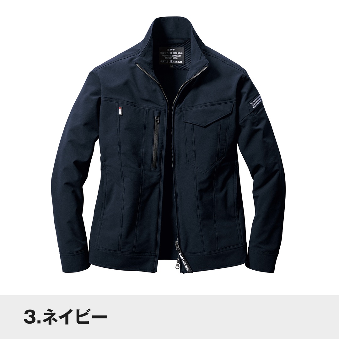 BURTLE バートル 9501 長袖 ジャケット ストレッチ メンズ レディース 秋冬 作業服 作業着 ジャンパー ブルゾン