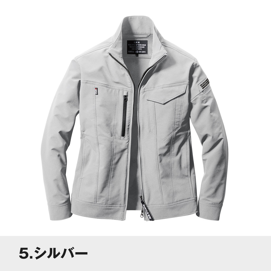 BURTLE バートル 9501 長袖 ジャケット ストレッチ メンズ レディース 秋冬 作業服 作業着 ジャンパー ブルゾン