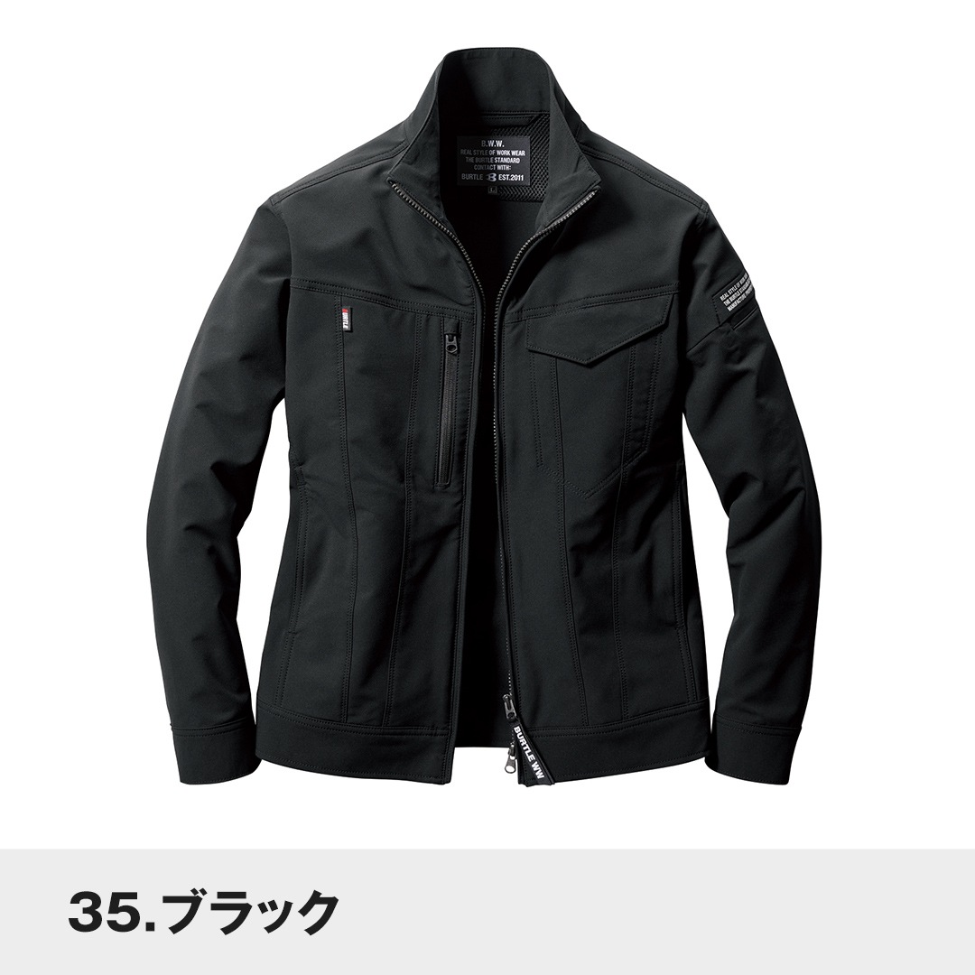 BURTLE バートル 9501 長袖 ジャケット ストレッチ メンズ レディース 秋冬 作業服 作業着 ジャンパー ブルゾン