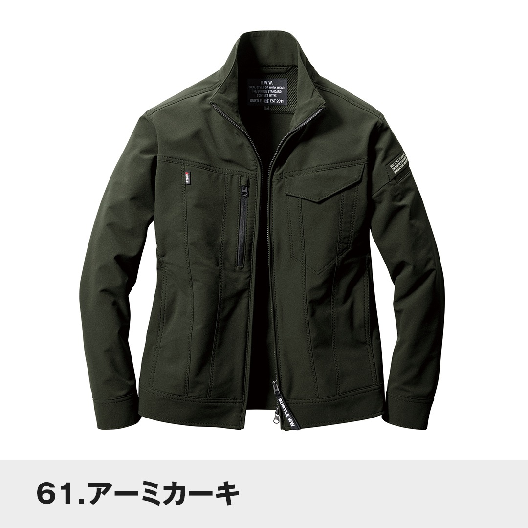 BURTLE バートル 9501 長袖 ジャケット ストレッチ メンズ レディース 秋冬 作業服 作業着 ジャンパー ブルゾン