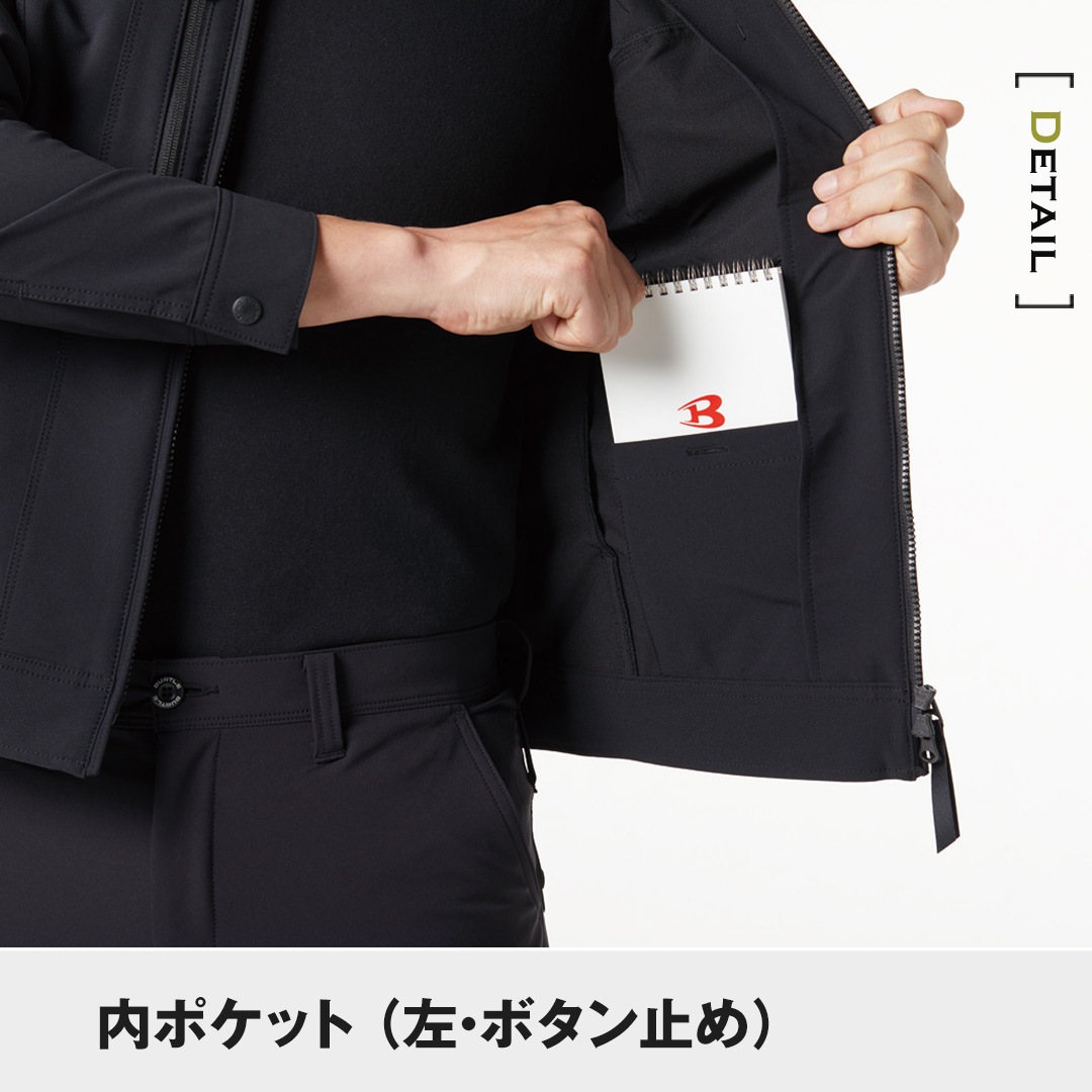BURTLE バートル 9501 長袖 ジャケット ストレッチ メンズ レディース 秋冬 作業服 作業着 ジャンパー ブルゾン