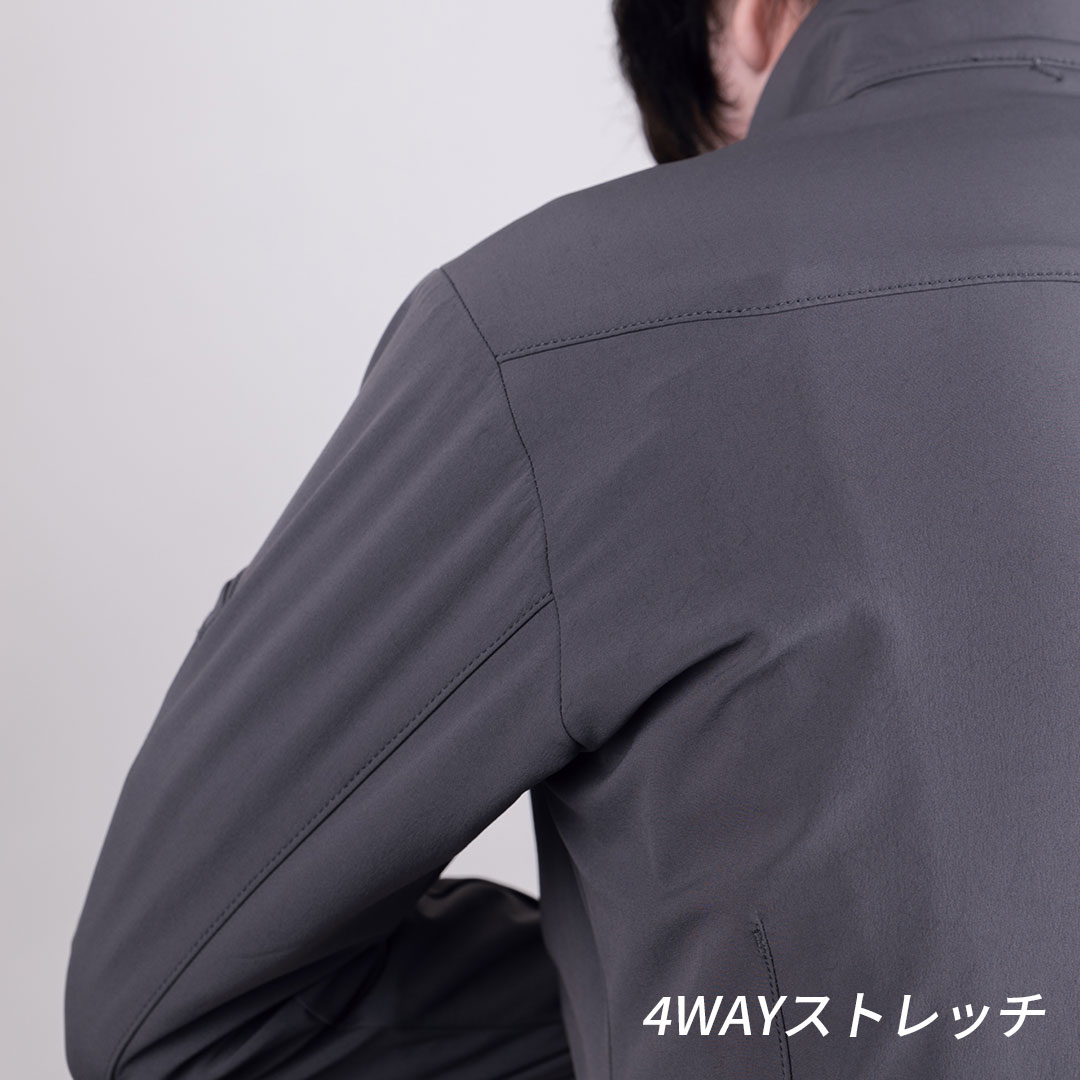 GRANCISCO グランシスコ GCW501 長袖 ジャケット コーデュラ 高強度 耐摩耗 ストレッチ 撥水 軽量 メンズ レディース 秋冬 作業服 作業着