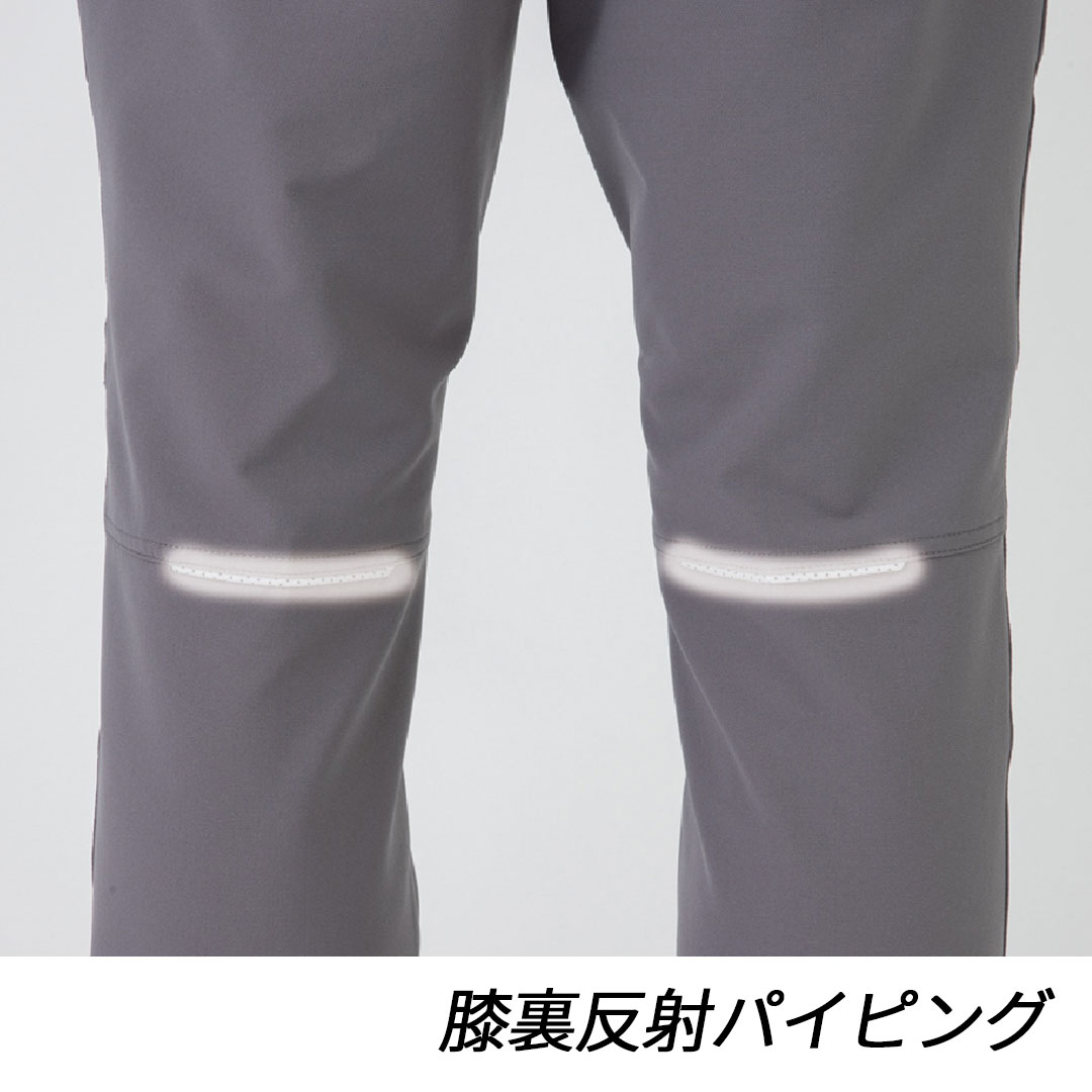 A7165 カーゴパンツ ストレッチ 帯電防止 制電 JIS T8118 反射 メンズ レディース 秋冬 コーコス信岡 アンドレスケッティ 作業服 作業着 ズボン 2025AW