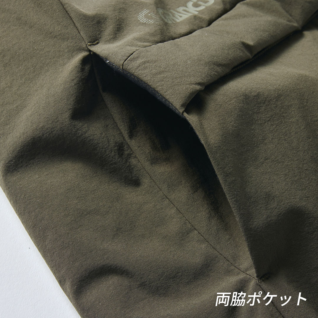 GRANCISCO グランシスコ GCW587 防寒 ベスト コーデュラ 高強度 耐摩耗 ストレッチ 撥水 軽量 中綿 メンズ レディース 秋冬 作業服 作業着