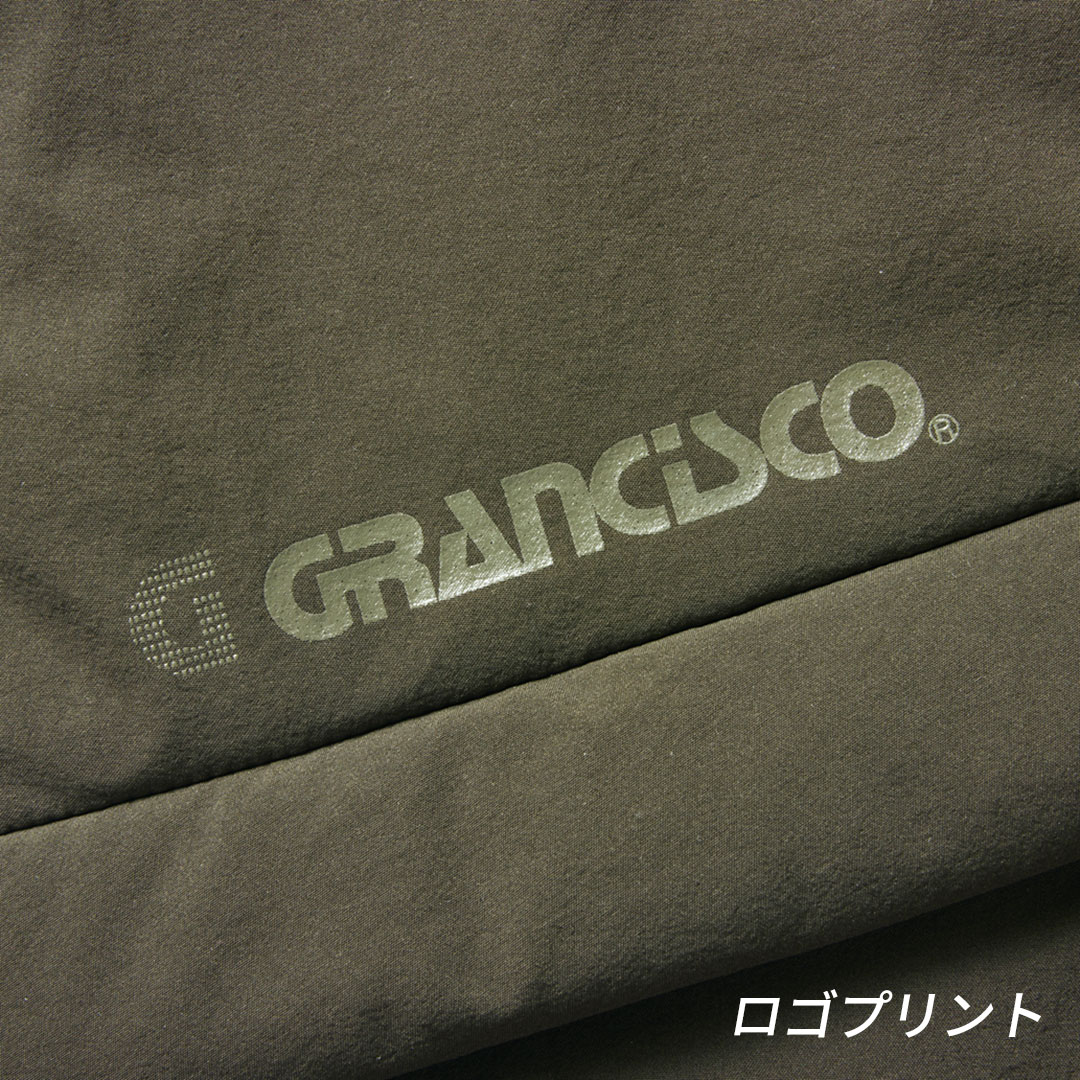 GRANCISCO グランシスコ GCW587 防寒 ベスト コーデュラ 高強度 耐摩耗 ストレッチ 撥水 軽量 中綿 メンズ レディース 秋冬 作業服 作業着
