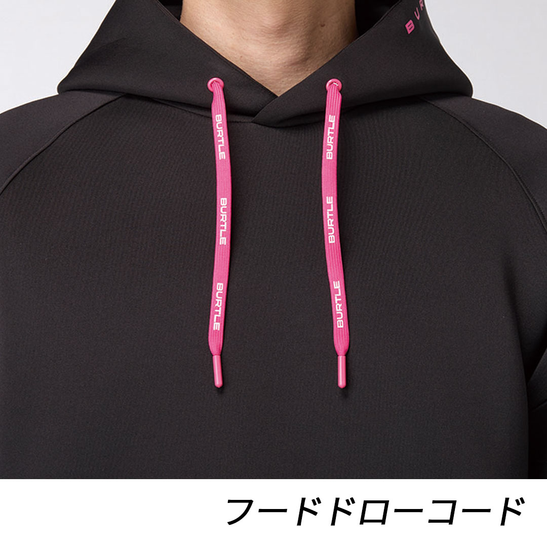 4095 フーディ パーカー バートル BURTLE ストレッチ 保温 吸汗速乾 ダンボールニット メンズ レディース 秋冬 作業服 作業着 2025AW