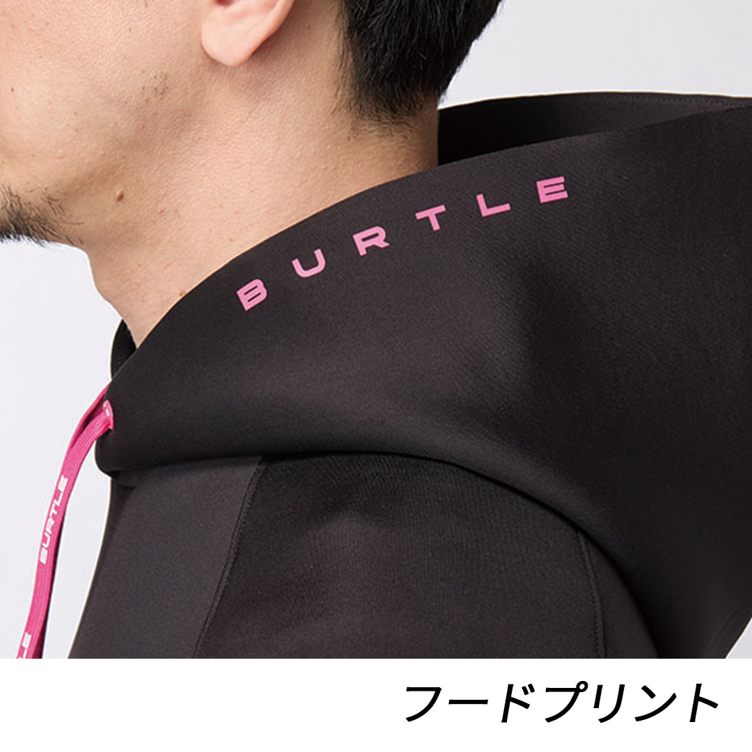 4095 フーディ パーカー バートル BURTLE ストレッチ 保温 吸汗速乾 ダンボールニット メンズ レディース 秋冬 作業服 作業着 2025AW