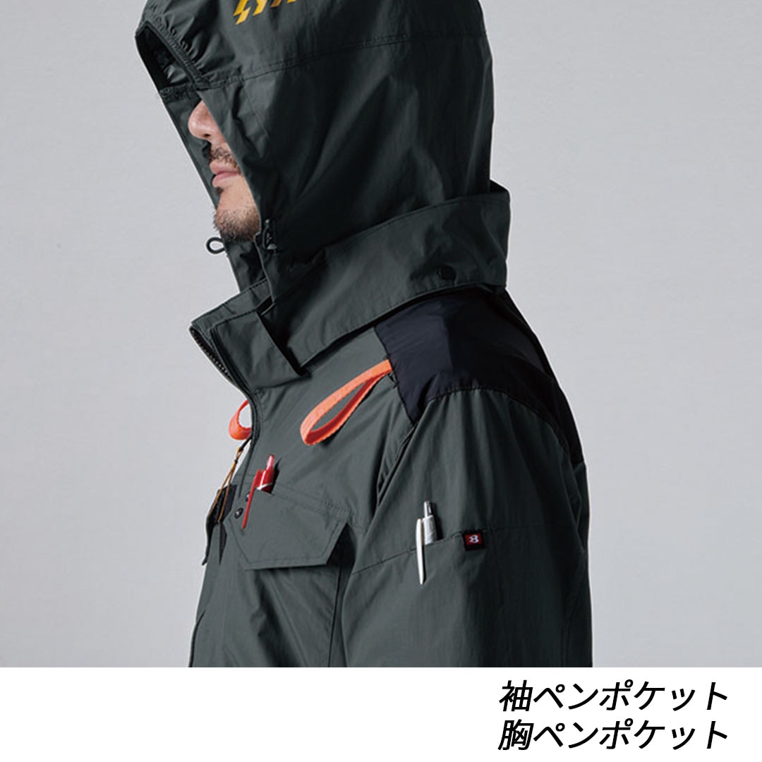 バートル BURTLE AC1156 パーカー半袖ブルゾン AIR CRAFT エアー