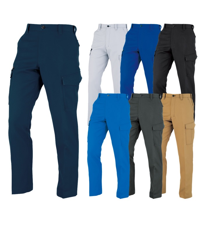 ANDARE SCHIETTI アンドレスケッティ A8075 ノータックカーゴパンツ 春