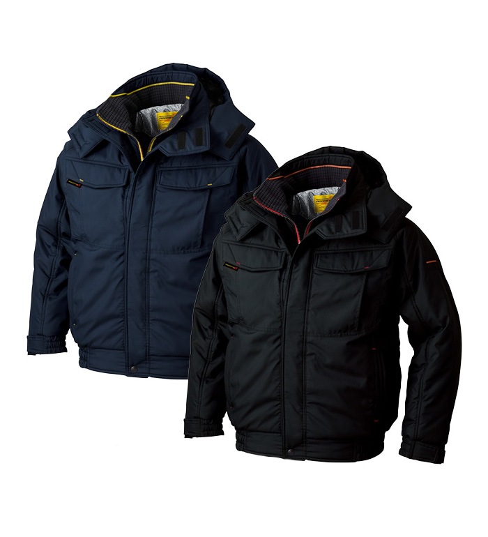 AG31350 防寒ブルゾン フード付  秋冬用  作業服 作業着