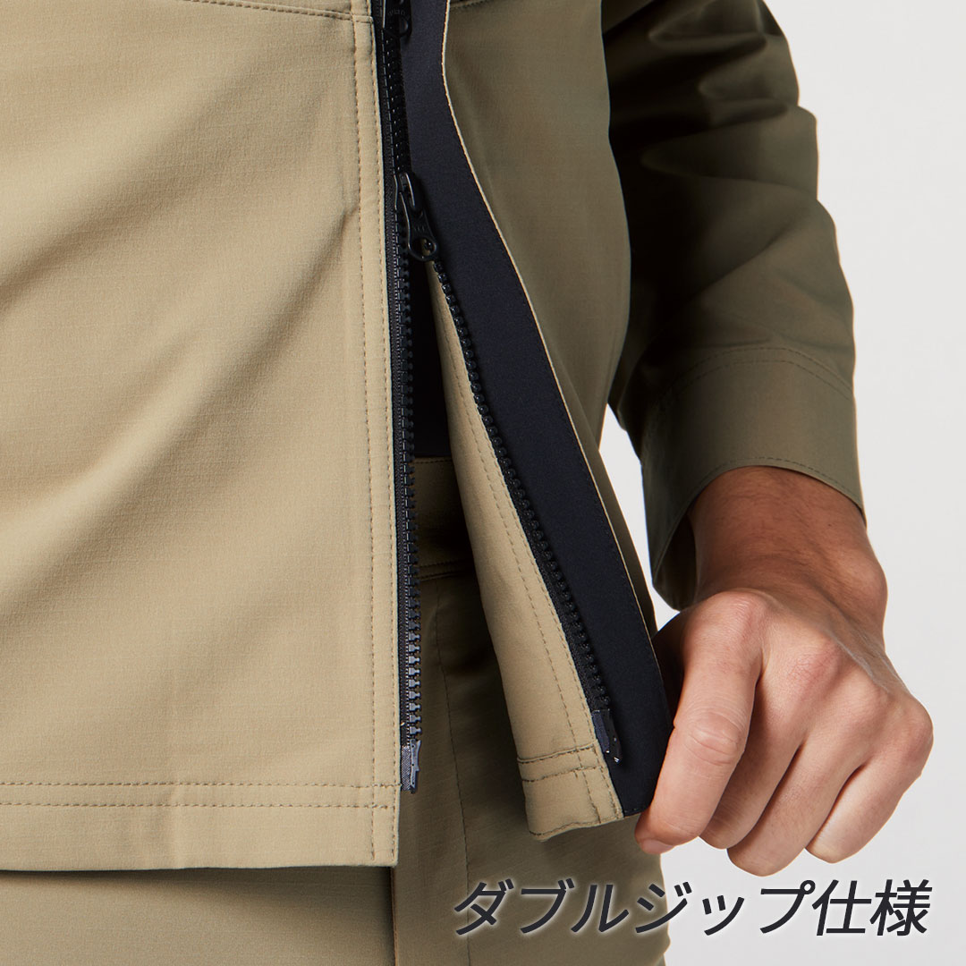 9701 長袖 ジャケット BURTLE バートル ポリエステル ストレッチ メンズ レディース 春夏 作業服 作業着 ジャンパー ブルゾン 2024SS