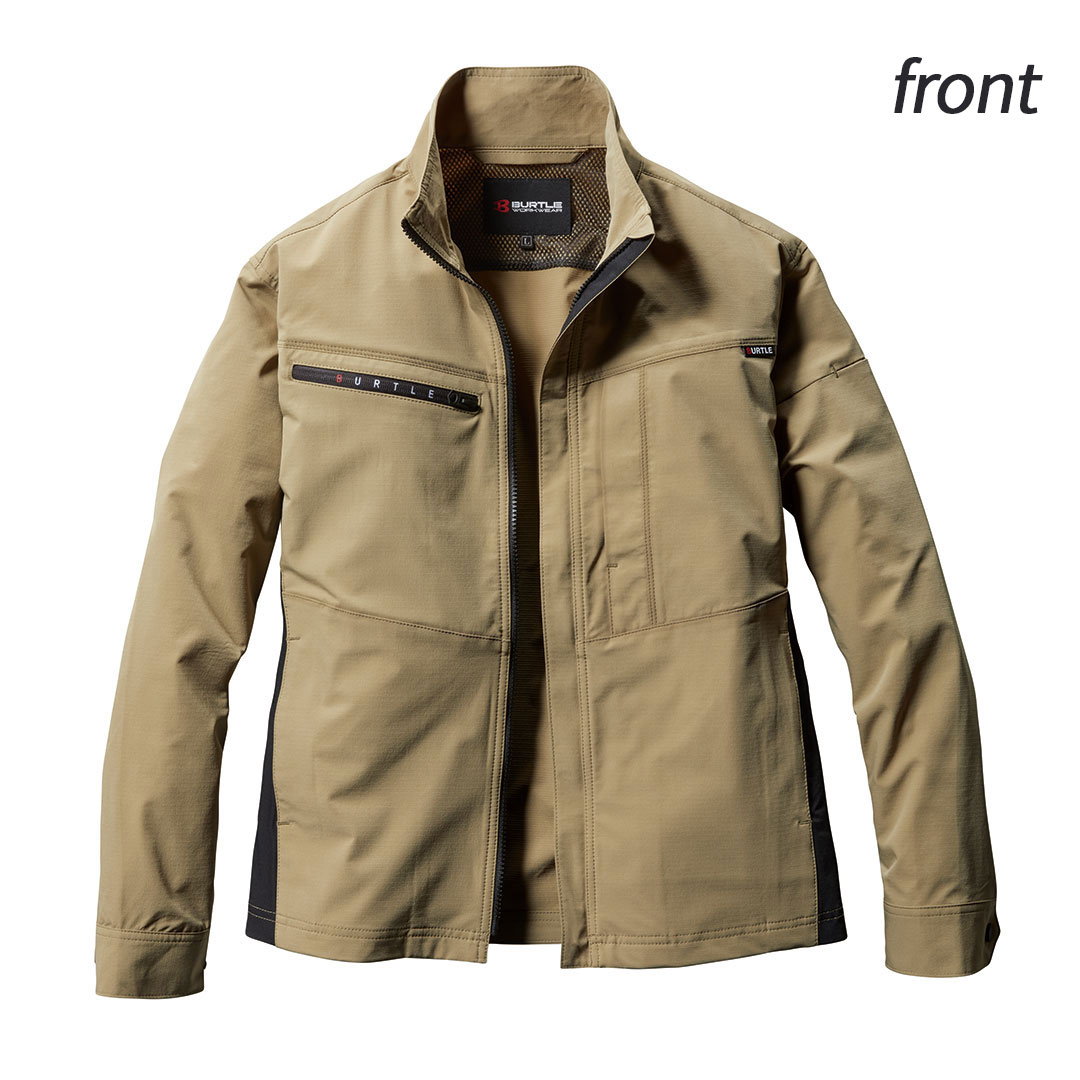 9701 長袖 ジャケット BURTLE バートル ポリエステル ストレッチ メンズ レディース 春夏 作業服 作業着 ジャンパー ブルゾン 2024SS
