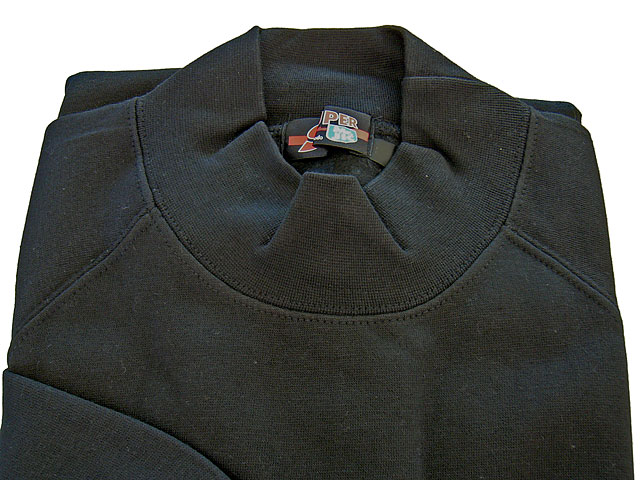 ジチョウドウ] 98044 長袖ハイネックシャツ(裏起毛) メンズ 4L