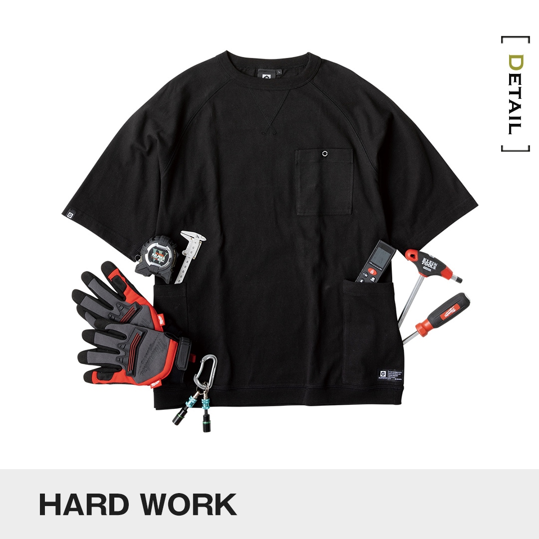 GLADIATOR グラディエーター G947 5ポケット半袖Tシャツ 春夏用 メンズ