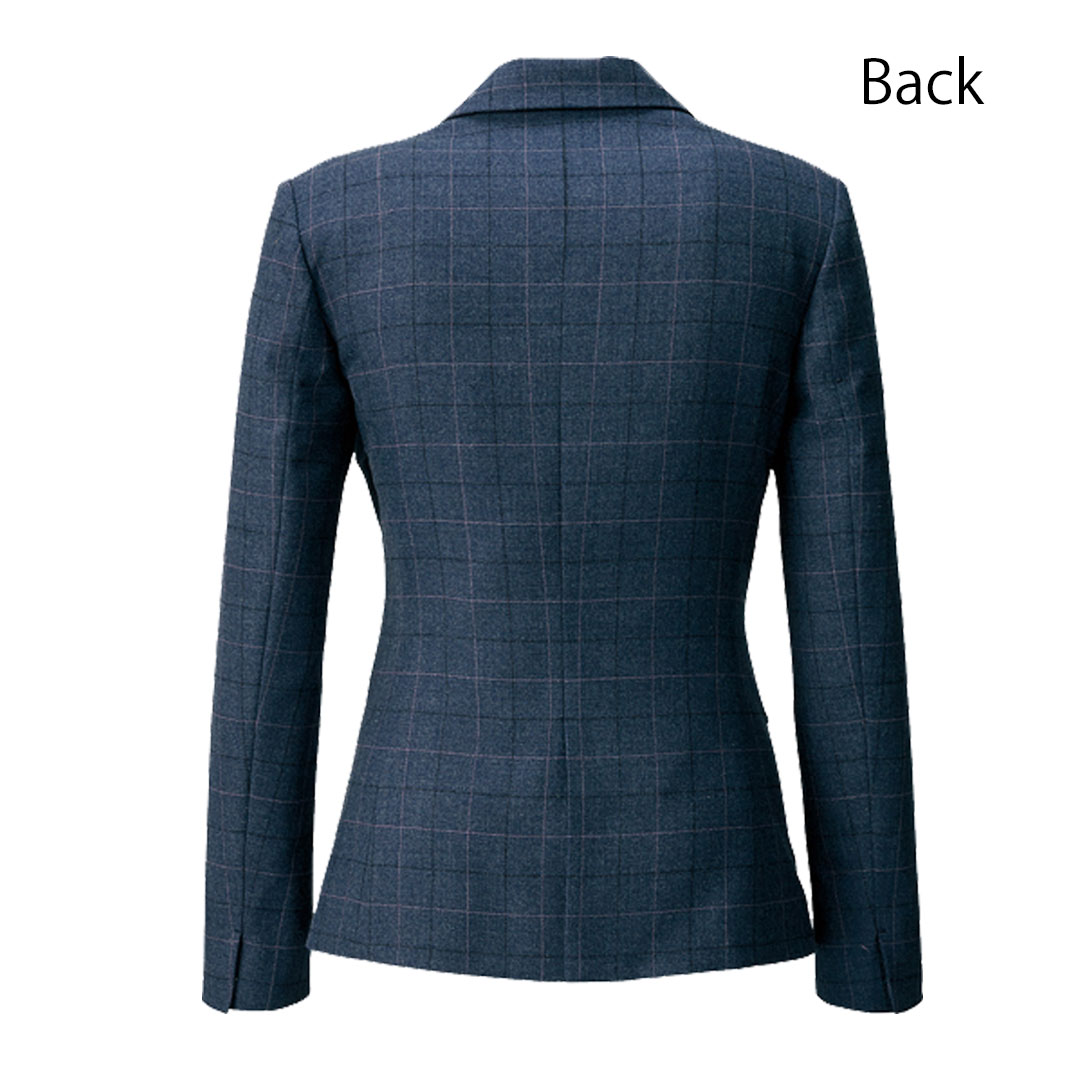 YUKI TORII ジャケット チェック柄 レディース 事務服 オフィス 制服 春 秋 冬 秋冬 2024SS