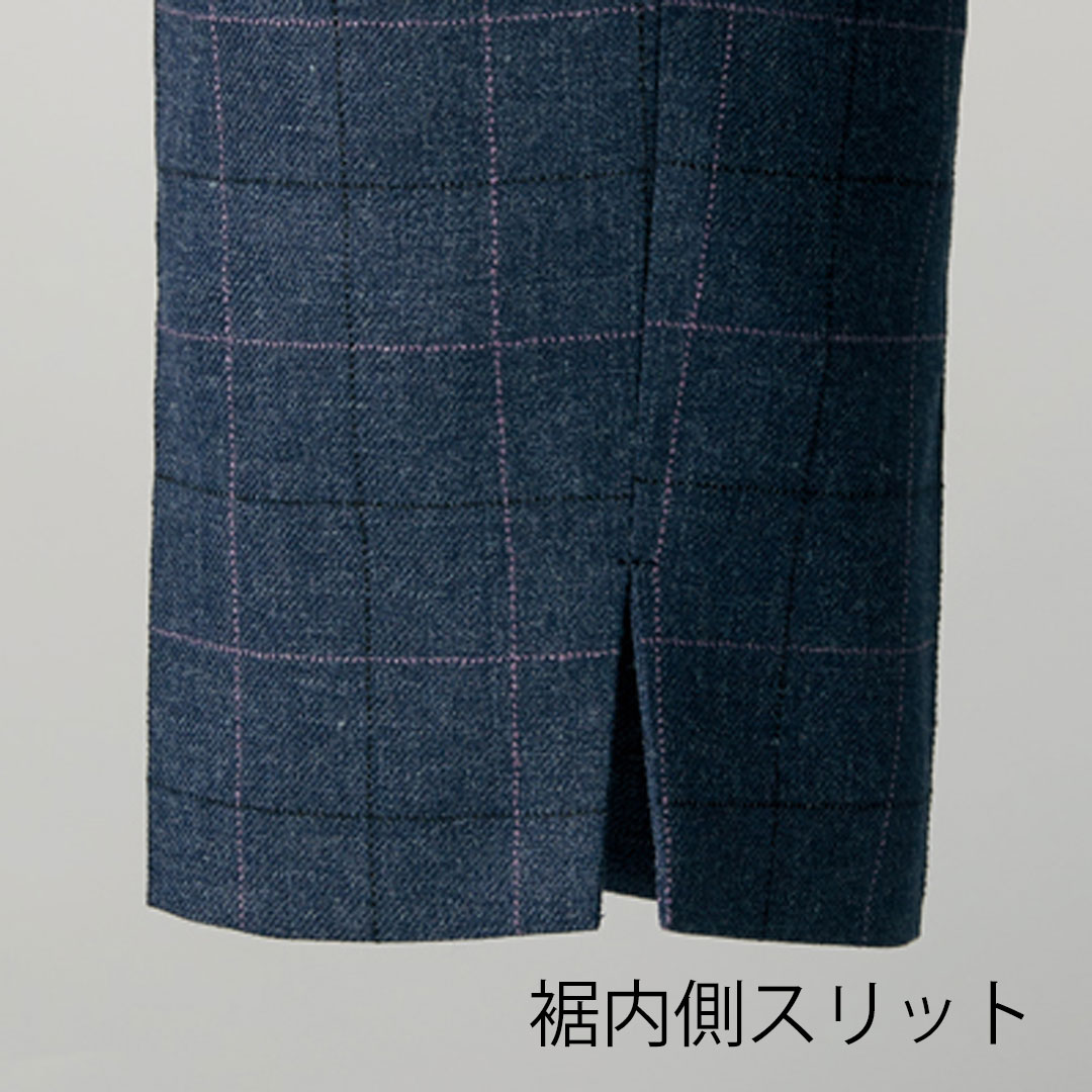 YUKI TORII テーパードパンツ チェック柄 レディース 事務服 オフィス 制服 春 秋 冬 秋冬 2024SS
