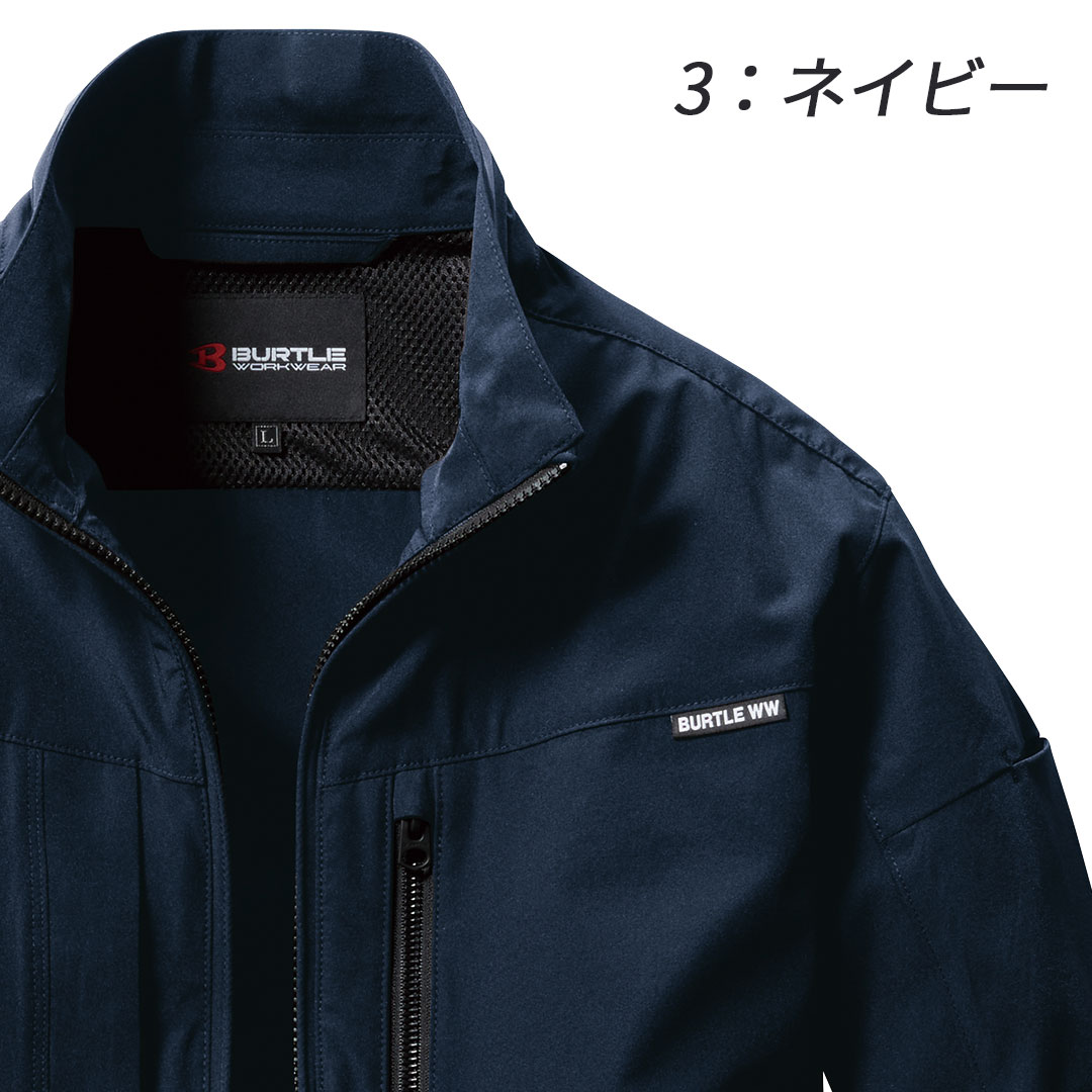 691 長袖 ジャケット BURTLE バートル コーデュラ ストレッチ メンズ レディース 春夏 作業服 作業着 ジャンパー ブルゾン 2024SS