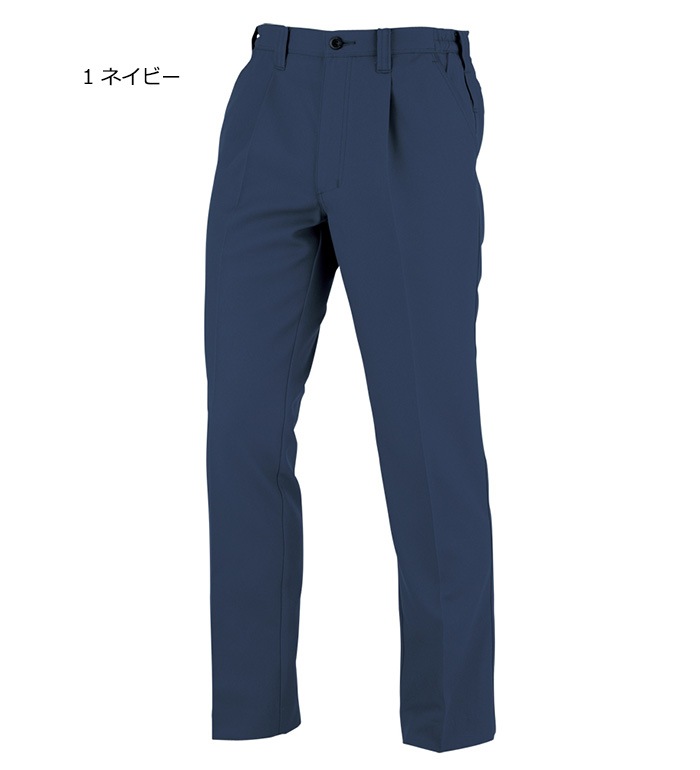 ANDARE SCHIETTI アンドレスケッティ  A8174 ワンタックパンツ 秋冬用 メンズ レディース JIS規格制電 脇ゴム仕様作業服 作業着 ズボン スラックス