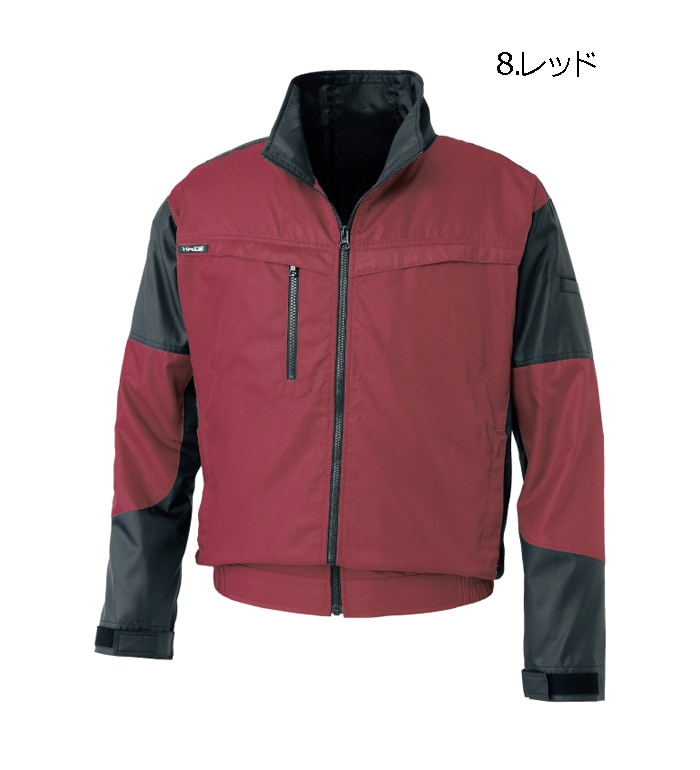 空調風神服KU95900 長袖ブルゾンバッテリー ファン コード別売りメンズ