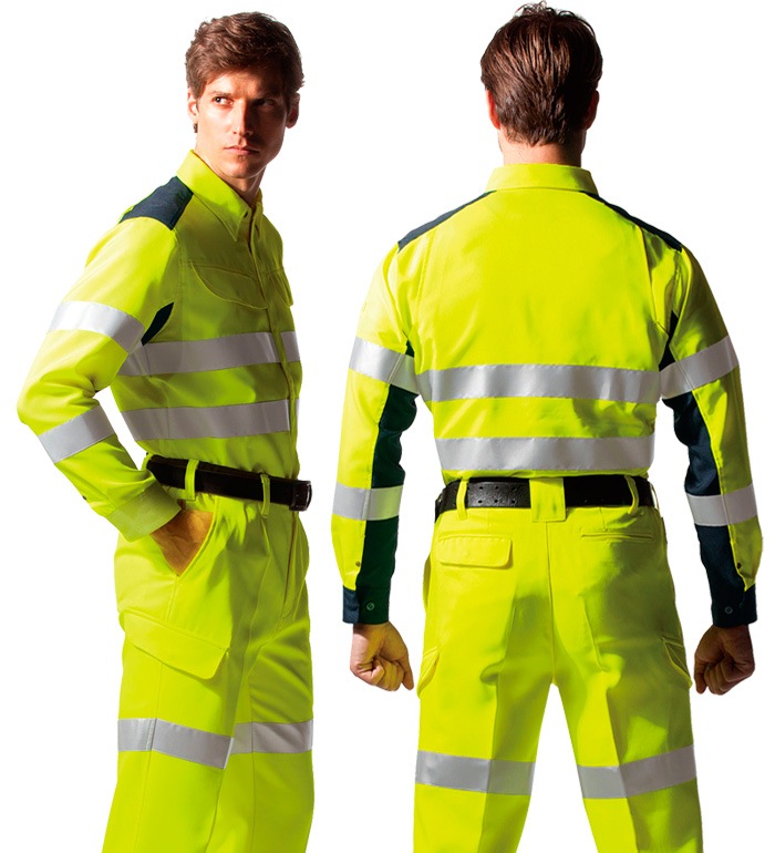 EN ISO20471国際規格認証の高視認性安全服 TUNP28 高視認性安全長袖