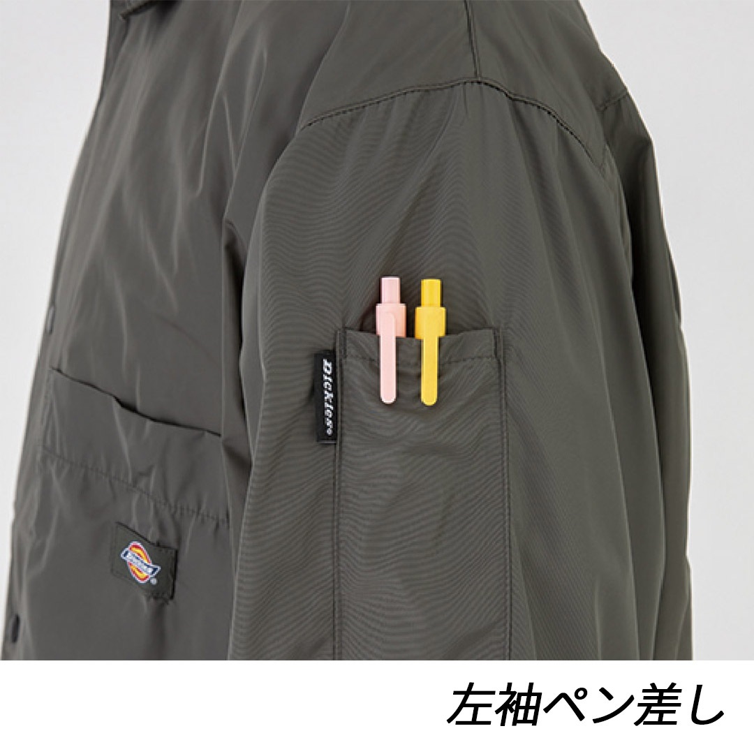 D7510 コーチジャケット ディッキーズ 撥水 UVカット メンズ レディース 秋冬 コーコス信岡 Dickies 作業服 作業着 ジャンパー 2025AW