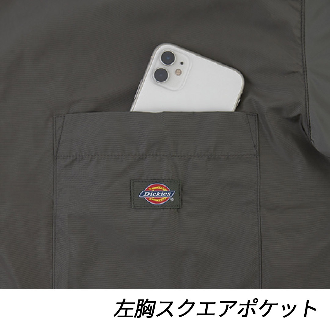D7510 コーチジャケット ディッキーズ 撥水 UVカット メンズ レディース 秋冬 コーコス信岡 Dickies 作業服 作業着 ジャンパー 2025AW