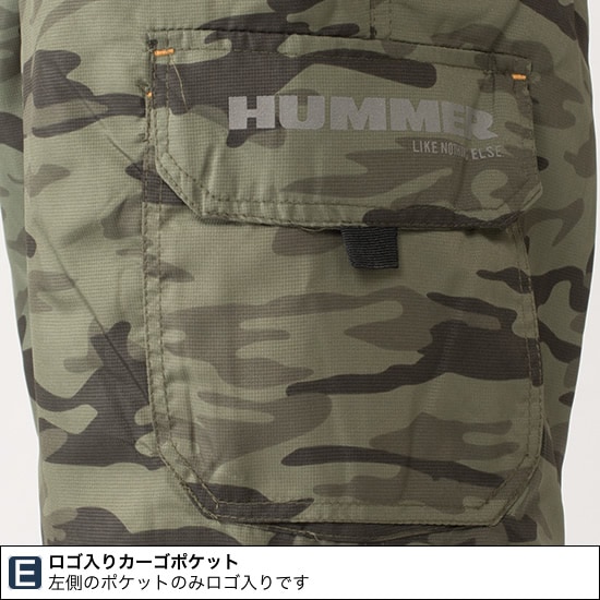 1141-25 HUMMER裏フリースカーゴパンツ