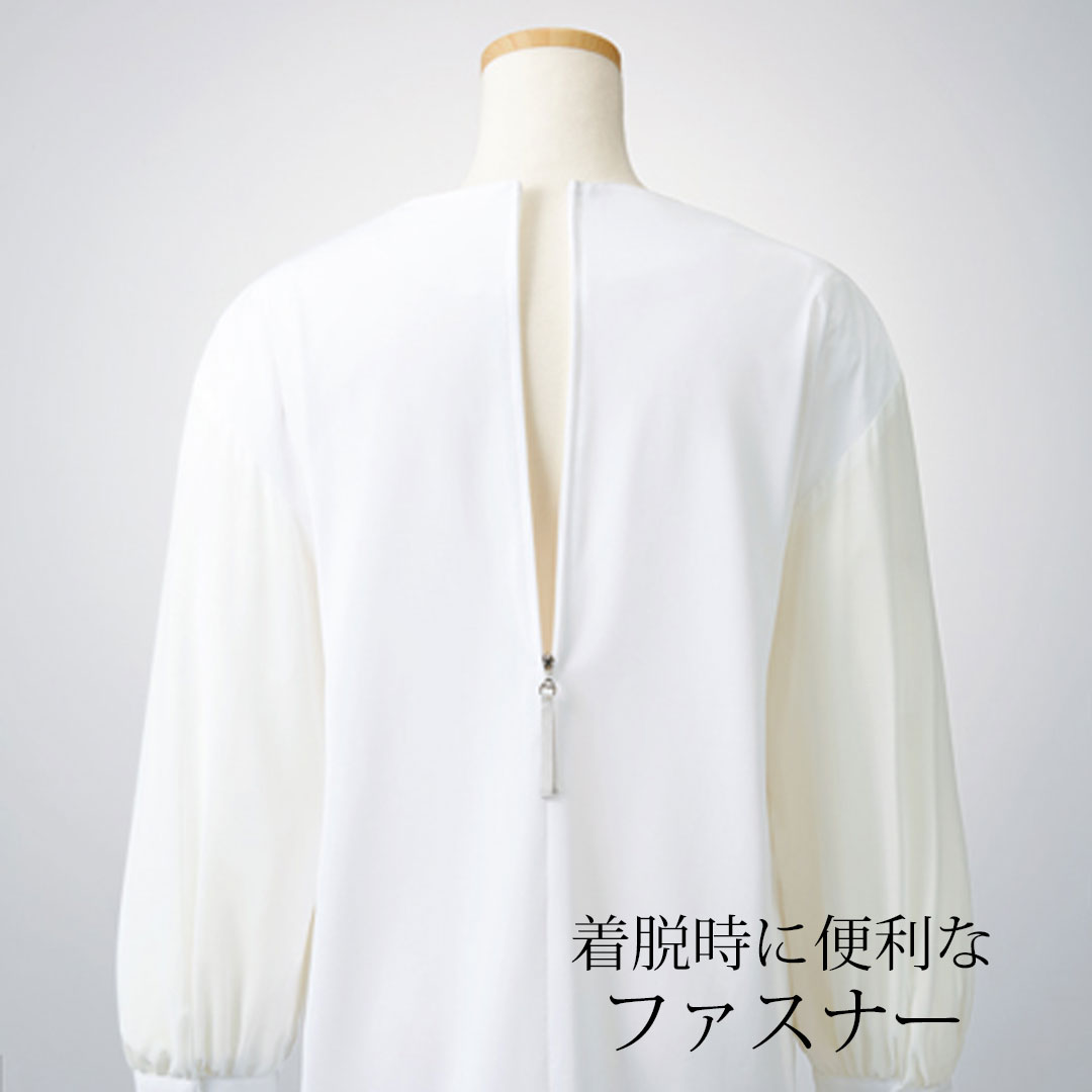 YUKI TORII プルオーバーブラウス レディース 事務服 オフィス 制服 春 夏 秋 春夏 吸汗速乾 抗菌 抗ウイルス 紫外線カット ノーアイロン 2024SS