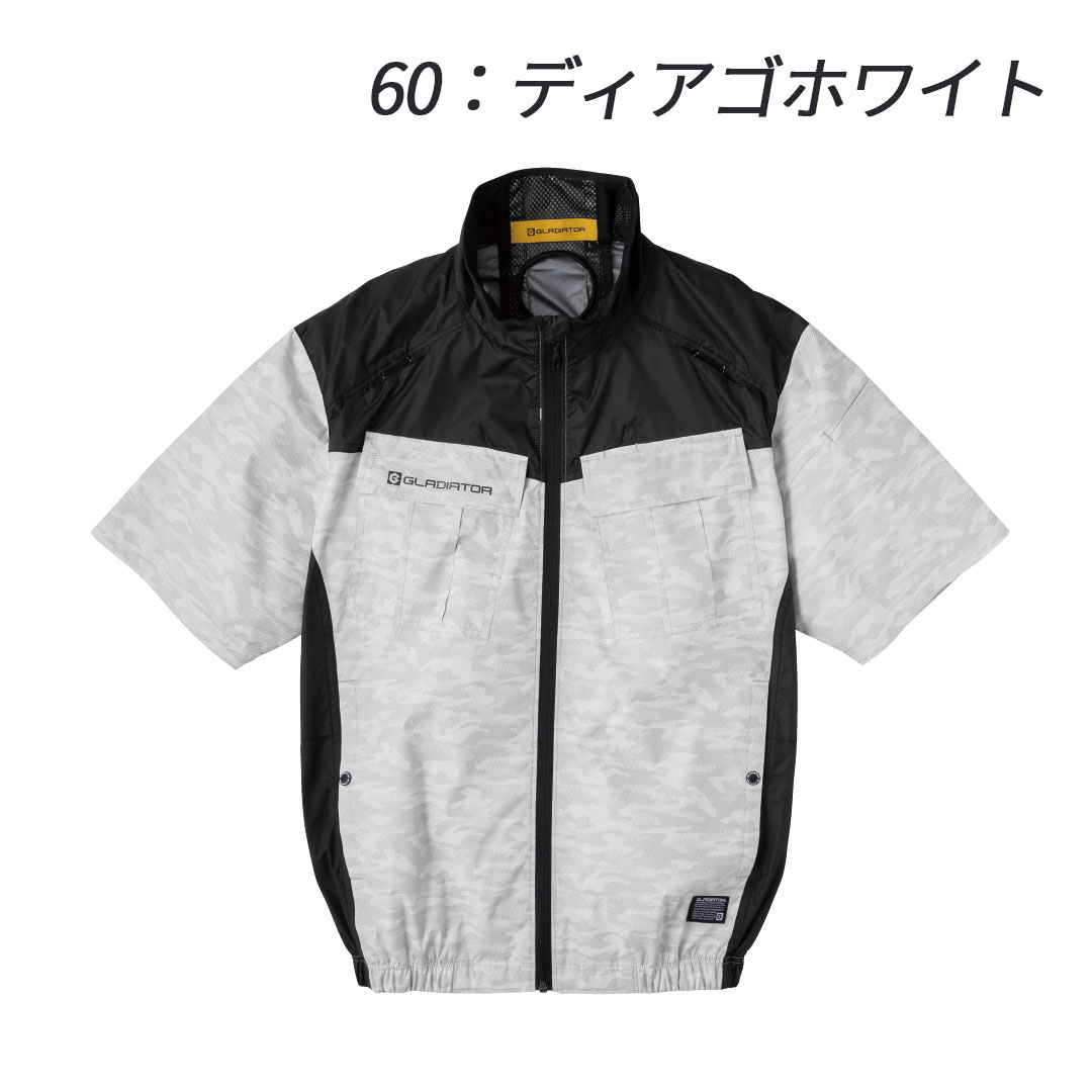 G4040 半袖 ブルゾン (ウェアのみ) グラディエーター 2025SS ボルトクール ペルチェ対応モデル