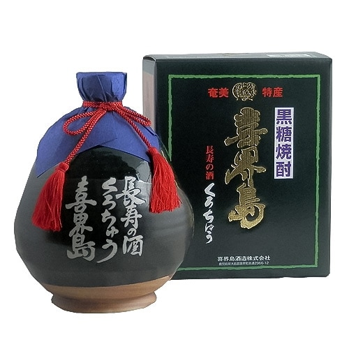 喜界島　37度 陶器 黒つぼ　1000ｍｌ