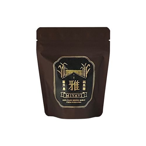 喜界島純黒糖　雅(MIYAVI)　100ｇ[ファームテック喜界]＜レターパックプラス＞