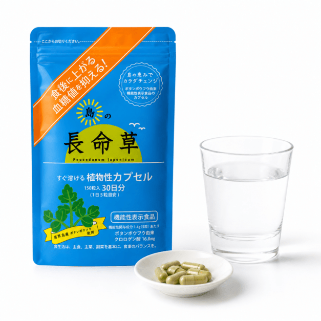 島の長命草カプセル(機能性表示食品)【喜界島薬草農園】<レターパックプラス>