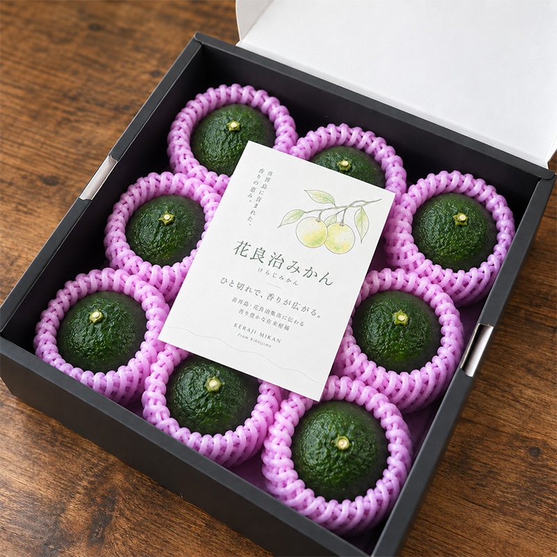 花良治みかん＜優品＞(９個入り)［箱入り］【送料無料】