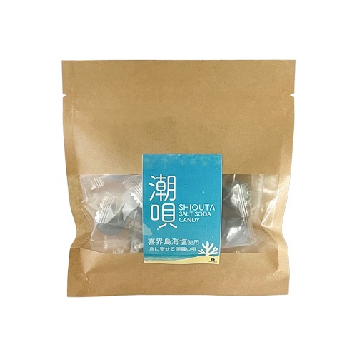 潮唄(しおうた) 塩ソーダ飴＜喜界島海塩使用＞ 10個入り【宜-よろし-】[メール便]