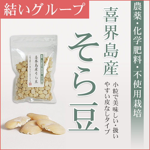 喜界島産そら豆(乾燥ソラマメ)<皮無し>【結いグループ喜界】